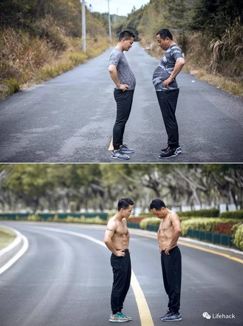 Es divertido perder peso juntos: cómo 6 meses de deportes han cambiado a una familia de China