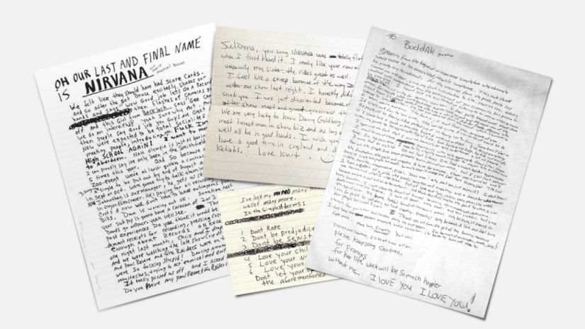 Escribe como Teen Spirit: Artistas crearon fuentes de computadora a partir de la letra de Kurt Cobain, John Lennon y David Bowie