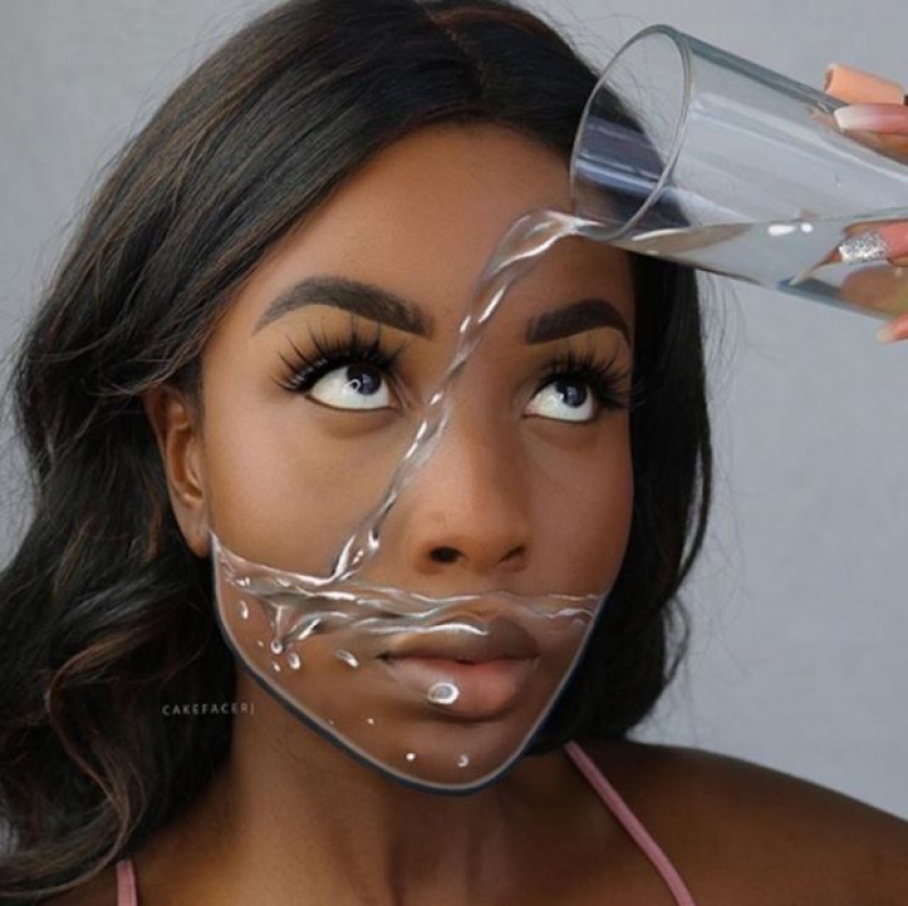 Esta mujer crea impresionantes ilusiones ópticas en su rostro usando solo maquillaje. Esta mujer crea impresionantes ilusiones ópticas en su rostro usando solo maquillaje.