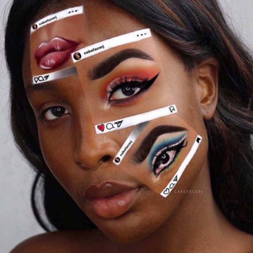 Esta mujer crea impresionantes ilusiones ópticas en su rostro usando solo maquillaje. Esta mujer crea impresionantes ilusiones ópticas en su rostro usando solo maquillaje.
