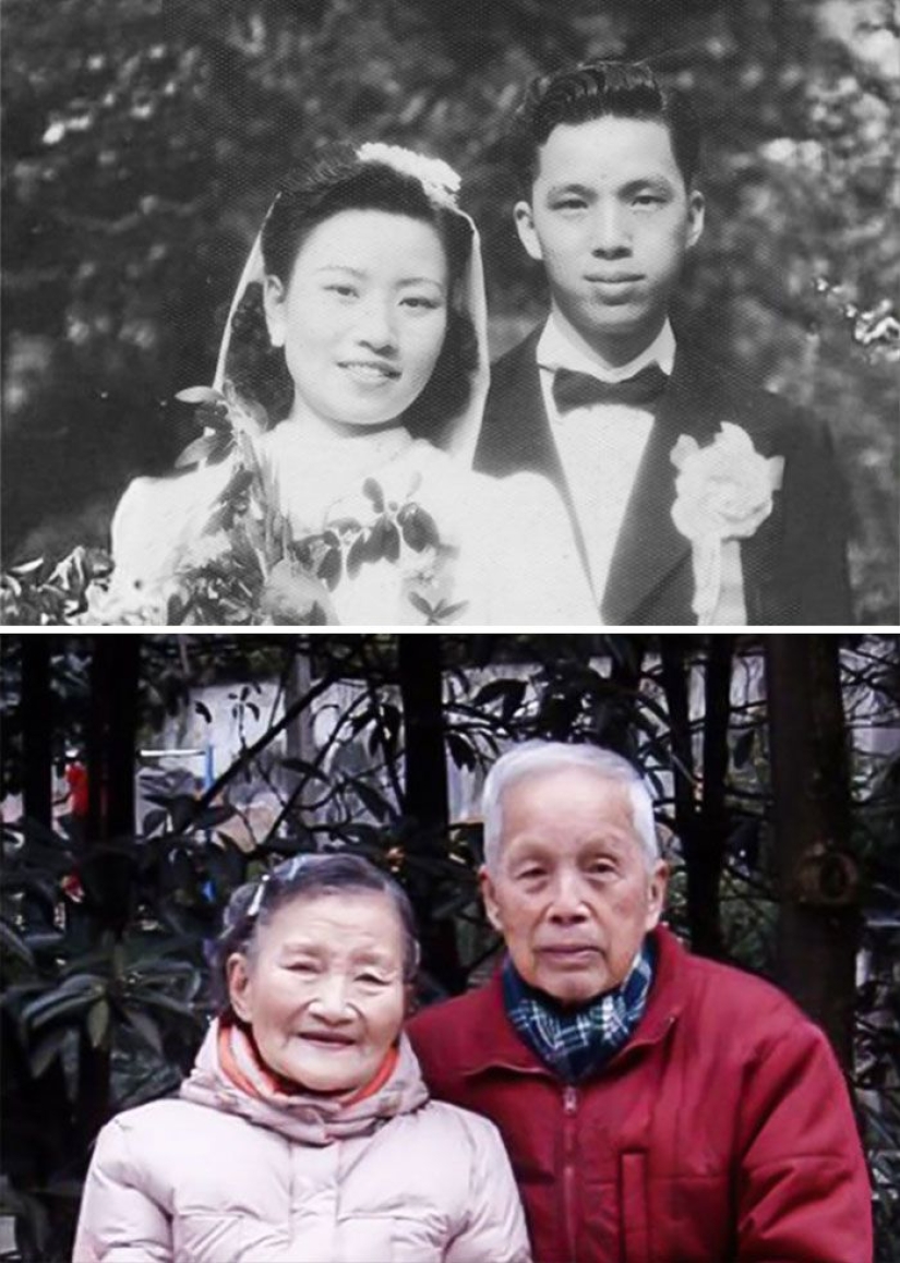 Esta pareja recreó el día de su boda después de 70 años Esta pareja recreó el día de su boda después de 70 años
