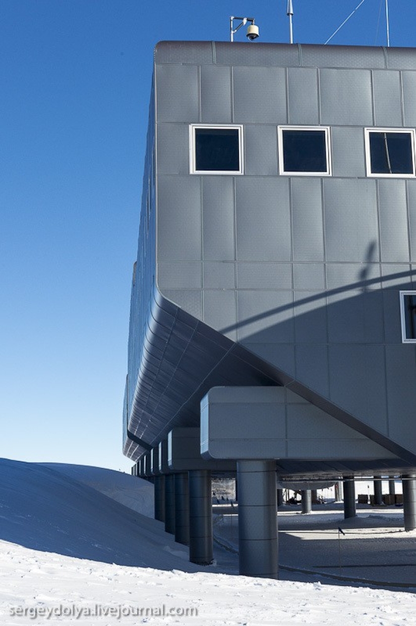 Estación antártica en el Polo Sur "Amundsen-Scott"