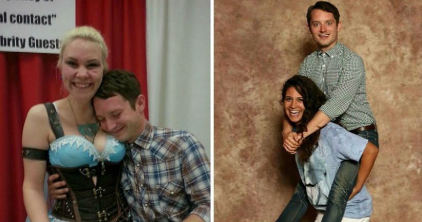 Este tipo no te enviará a Mordor: Elijah Wood es un maestro de selfies conmovedores con fanáticos