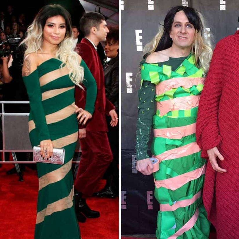 Estrella de Pasta y papel de aluminio: Talentoso comediante se burla de las celebridades