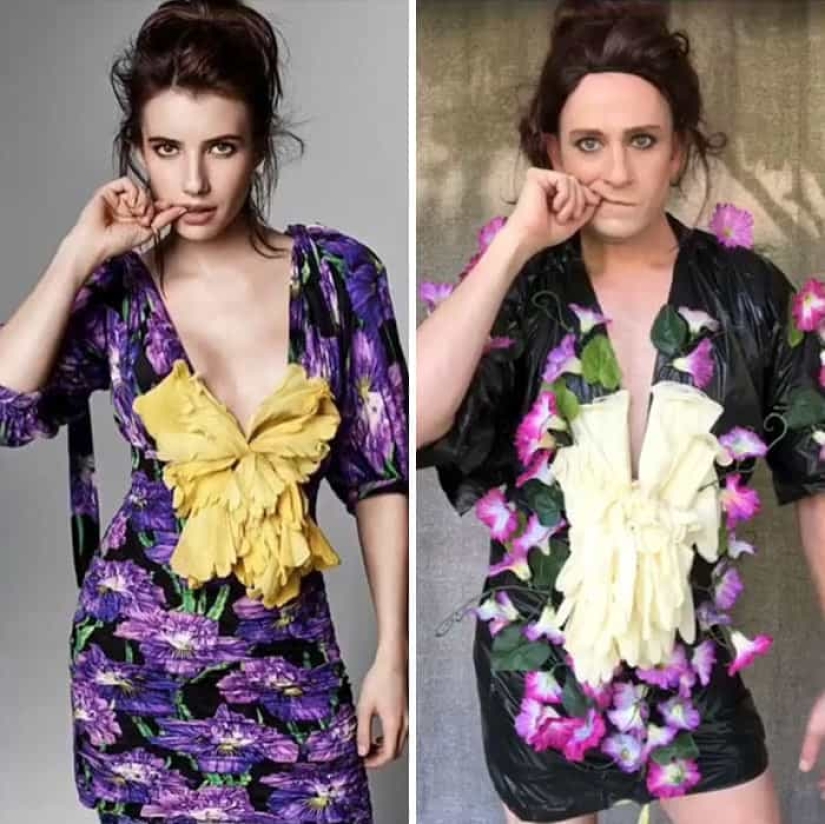 Estrella de Pasta y papel de aluminio: Talentoso comediante se burla de las celebridades