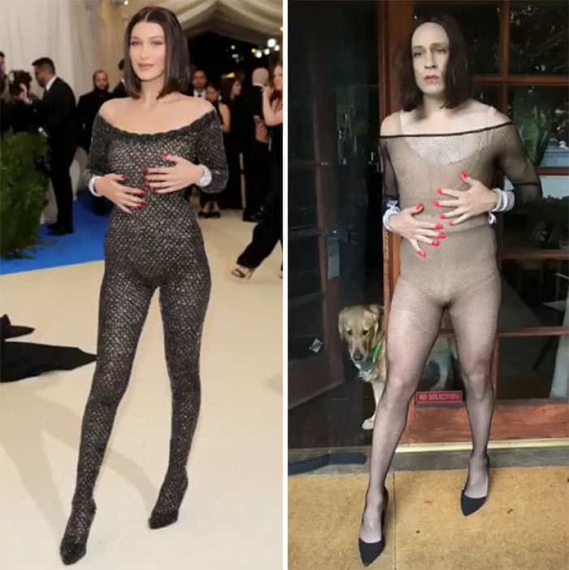 Estrella de Pasta y papel de aluminio: Talentoso comediante se burla de las celebridades