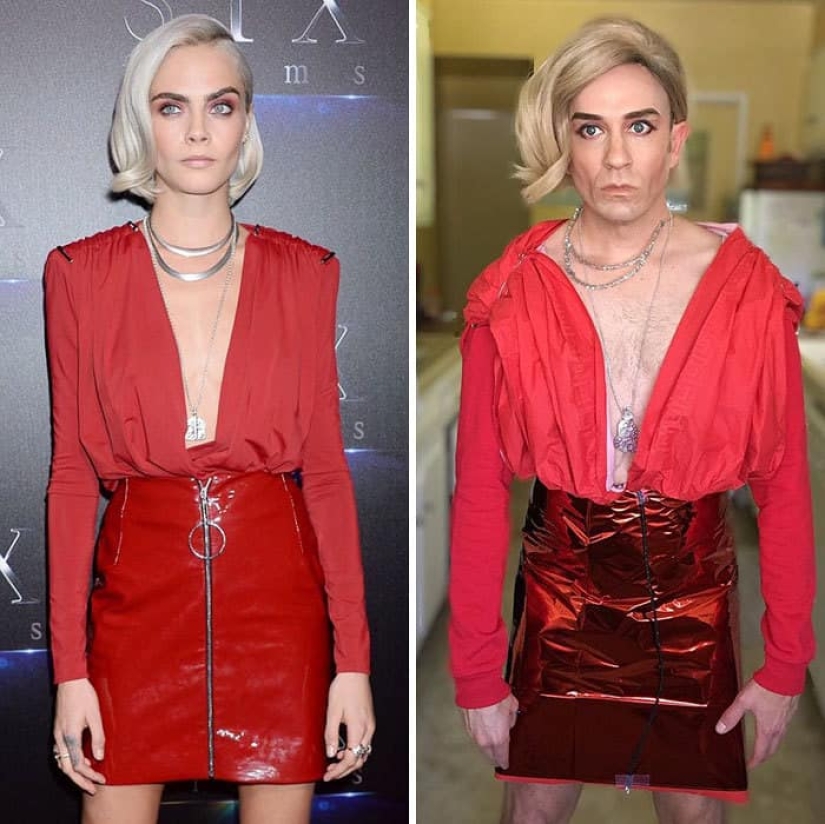 Estrella de Pasta y papel de aluminio: Talentoso comediante se burla de las celebridades