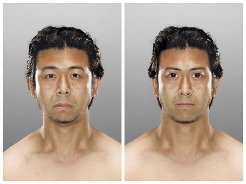 Expectations and reality: the photographer showed how the image in our head differs from what we see in the mirror Expectations and reality: the photographer showed how the image in our head differs from what we see in the mirror