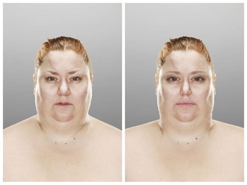 Expectations and reality: the photographer showed how the image in our head differs from what we see in the mirror Expectations and reality: the photographer showed how the image in our head differs from what we see in the mirror