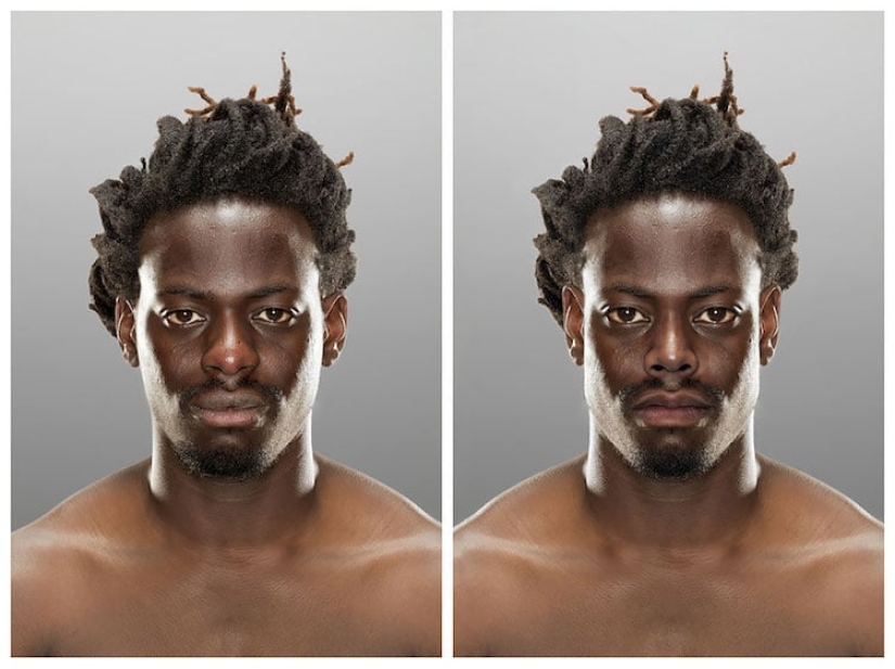 Expectations and reality: the photographer showed how the image in our head differs from what we see in the mirror Expectations and reality: the photographer showed how the image in our head differs from what we see in the mirror