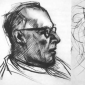 Experimento americano de los años 50: un artista que tomó LSD pintó 9 retratos