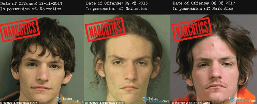 Faces of drug addicts before and after: how do banned substances affect appearance