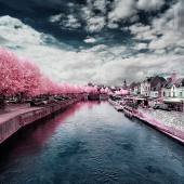 Fairy tale world in infrared light