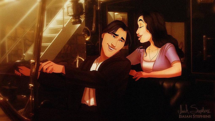 Fantasías artísticas: cómo se verían los personajes de Disney en el Titanic