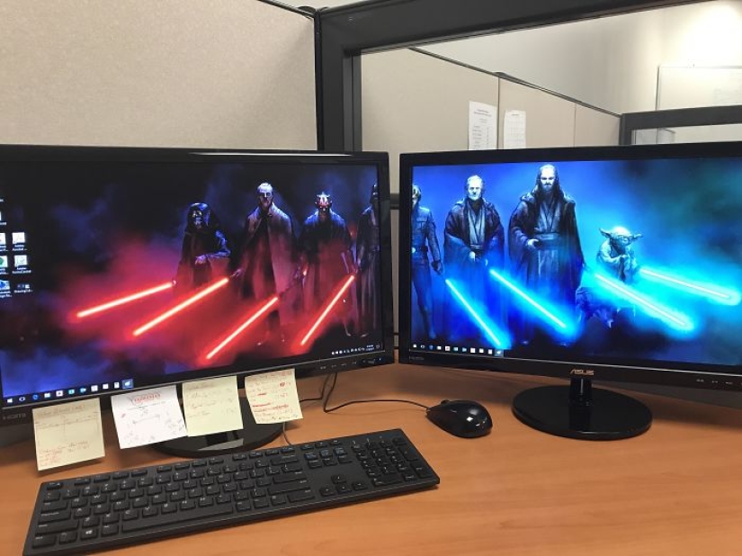 Fantastic ideas for desktop wallpapers so that colleagues turn their necks when passing by Fantastic ideas for desktop wallpapers so that colleagues turn their necks when passing by