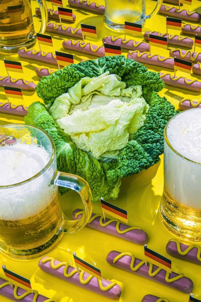 Favorite food of Donald Trump and other powerful people in Dan Bannino's photo project