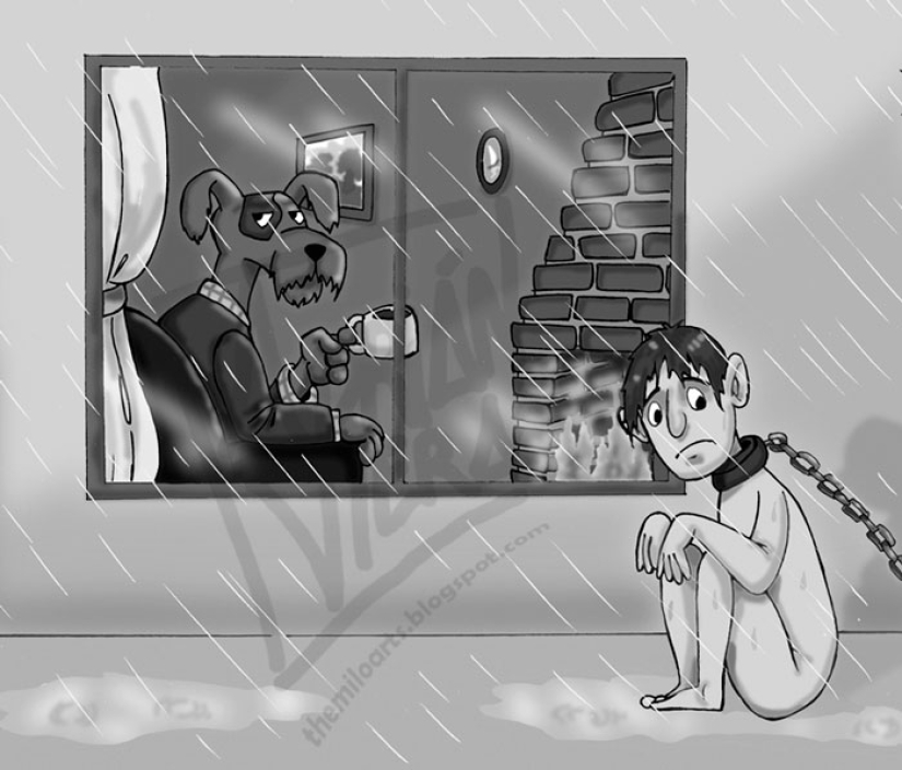 Feel our pain: If animals treated us the same way we treated them Feel our pain: If animals treated us the same way we treated them