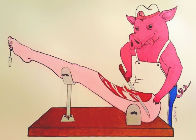 Feel our pain: If animals treated us the same way we treated them Feel our pain: If animals treated us the same way we treated them