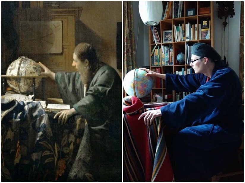 Flash mob in quarantine: Twitter users "repeat" works of art