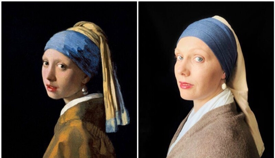 Flash mob in quarantine: Twitter users "repeat" works of art