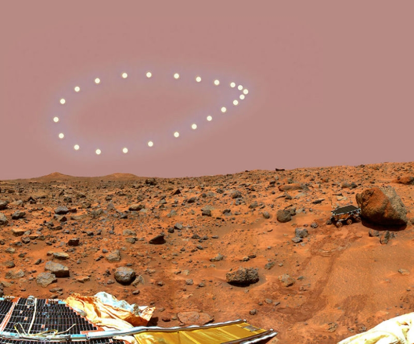 For a year, the sun in the sky writes out an eight