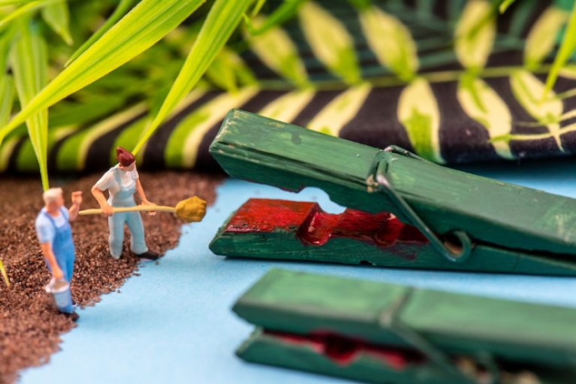 Fotógrafo transforma objetos cotidianos en atractivos mundos en miniatura Fotógrafo transforma objetos cotidianos en atractivos mundos en miniatura