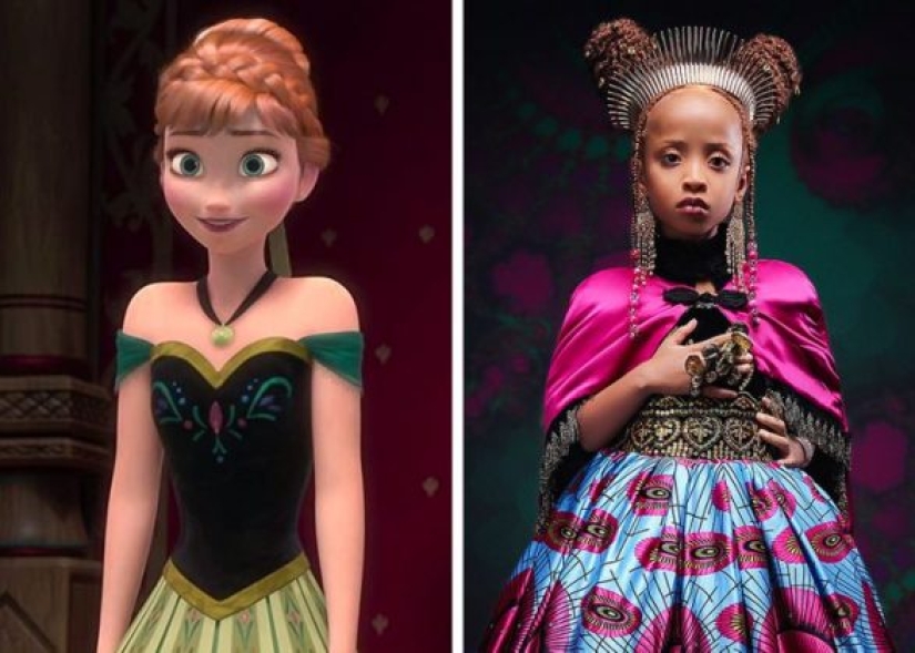 Fotógrafos se unieron a un peluquero para crear 14 fotos que muestran a niñas negras como princesas de Disney Fotógrafos se unieron a un peluquero para crear 14 fotos que muestran a niñas negras como princesas de Disney