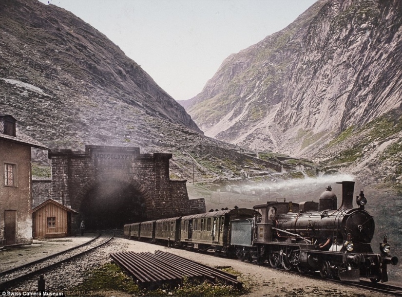 Fotos en color de lugares turísticos populares tomadas hace más de 100 años