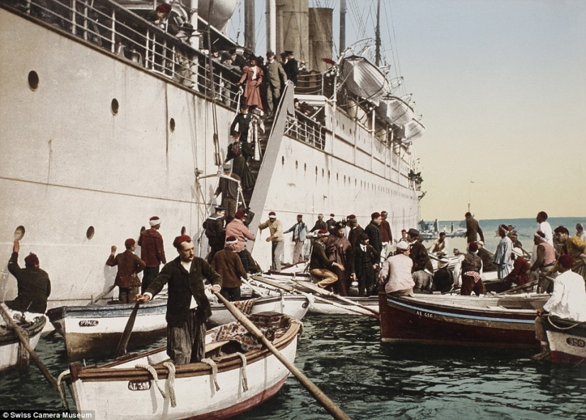 Fotos en color de lugares turísticos populares tomadas hace más de 100 años