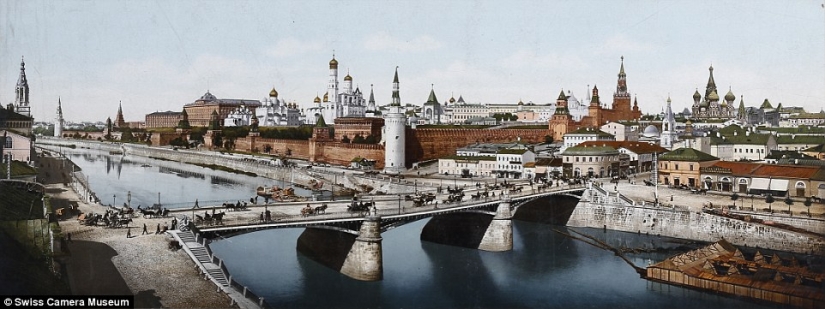 Fotos en color de lugares turísticos populares tomadas hace más de 100 años