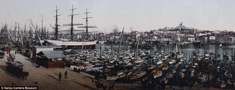 Fotos en color de lugares turísticos populares tomadas hace más de 100 años