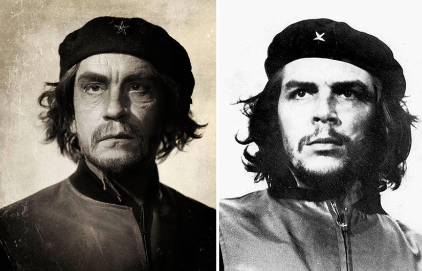 Fotos icónicas sin photoshop realizadas por John Malkovich Fotos icónicas sin photoshop realizadas por John Malkovich
