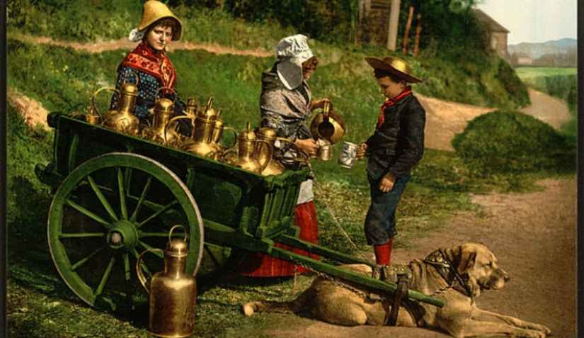 Fotos únicas de la década de 1890, pintadas a mano