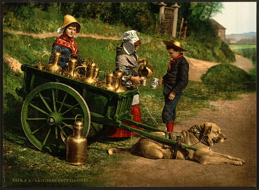 Fotos únicas de la década de 1890, pintadas a mano