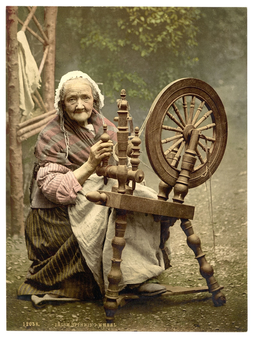 Fotos únicas de la década de 1890, pintadas a mano