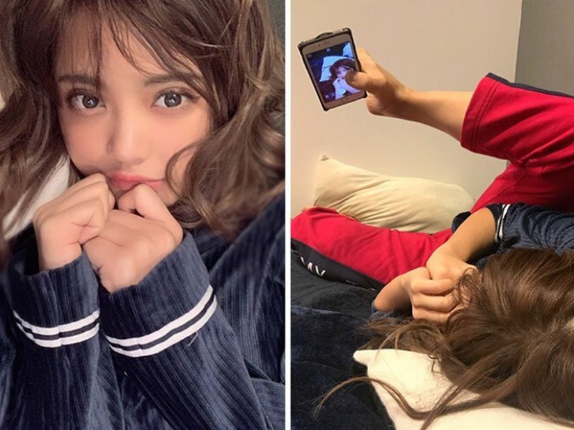 Fraude en todas partes: collages de Instagram/realidad de una chica de Tailandia