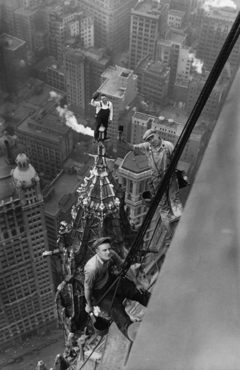 Frightening photos of great heights
