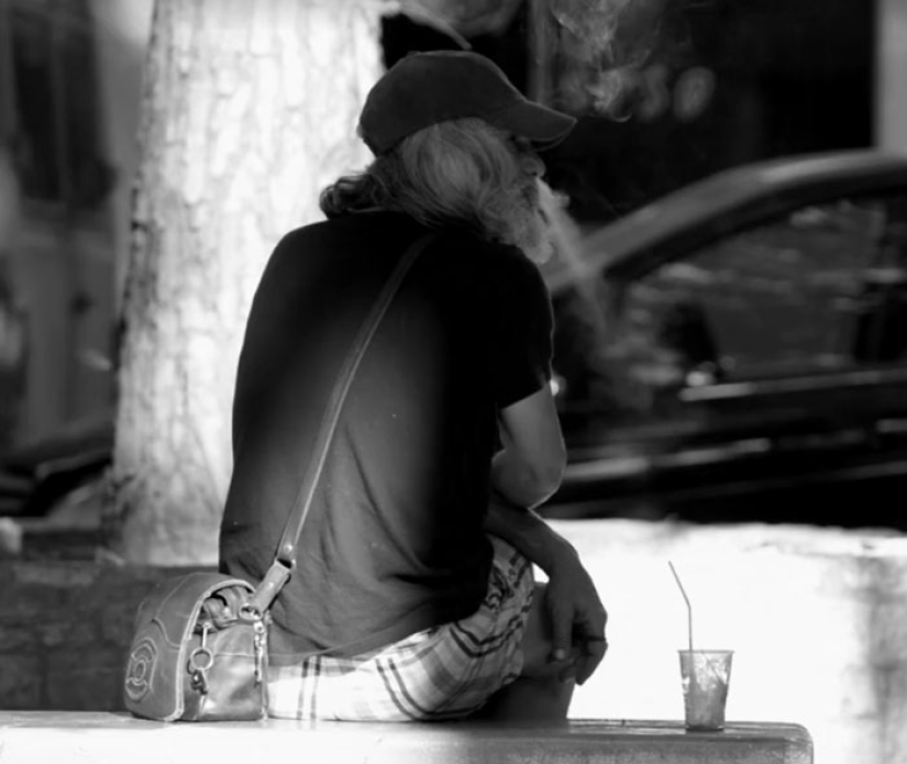 From homeless to hipsters: a former homeless man is moved to tears by his transformation