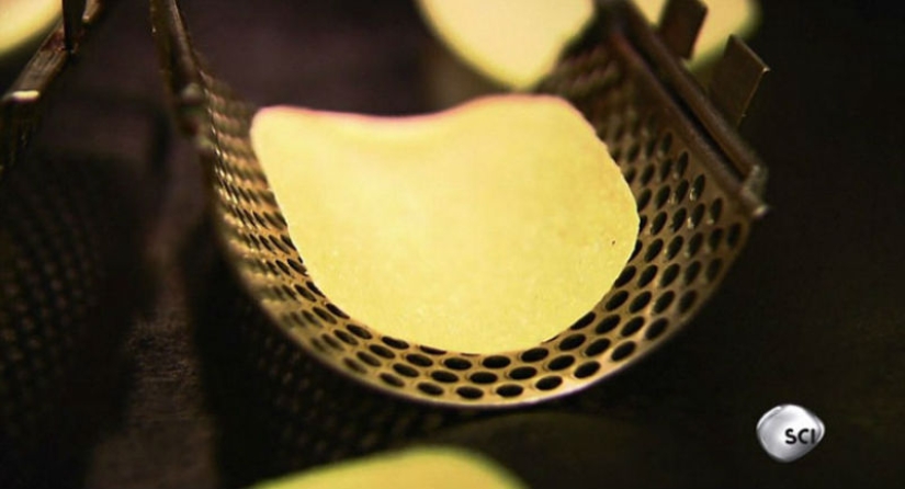 From what, from what, from what are... Pringles chips made of