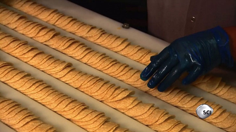 From what, from what, from what are... Pringles chips made of