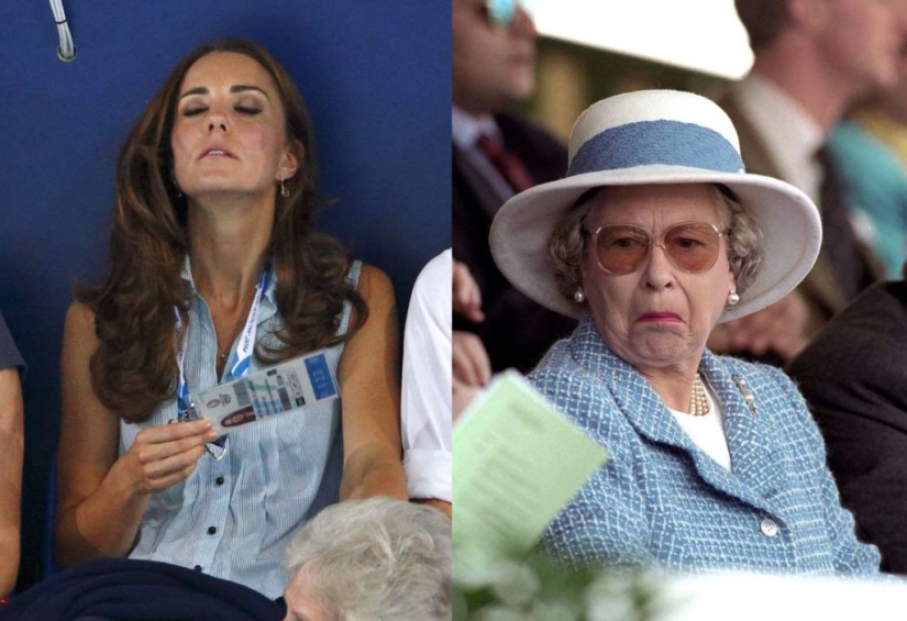 Funny photos of the royal family
