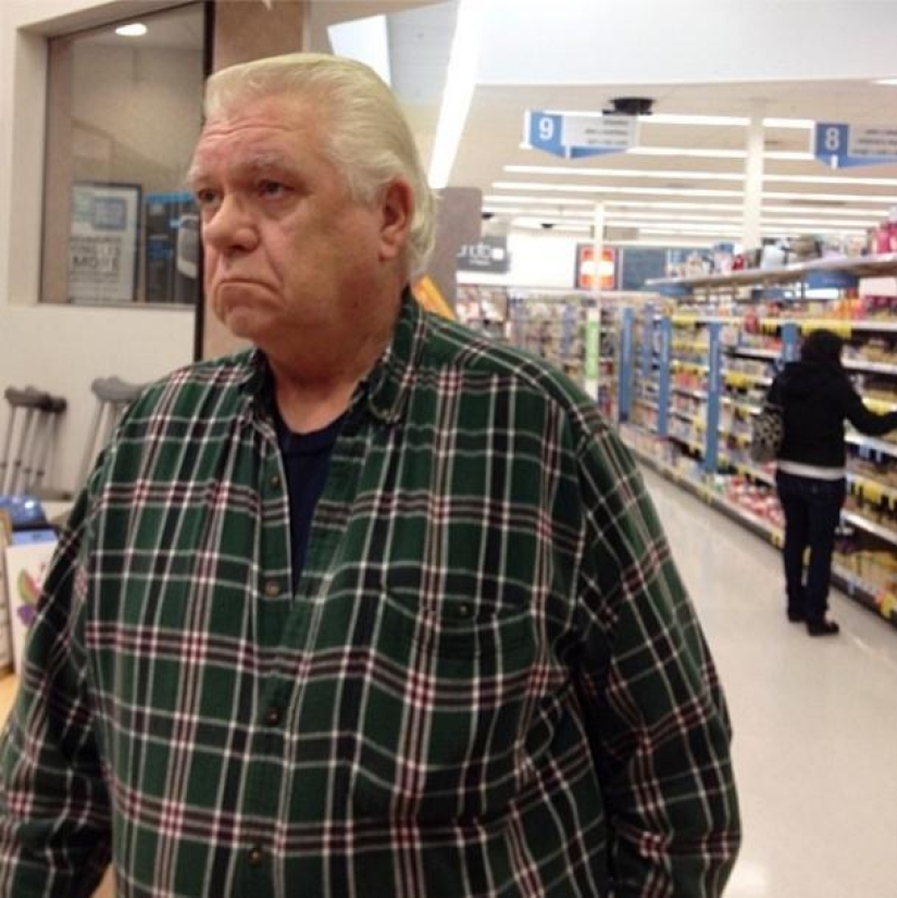 Funny shots from Instagram "Men in stores"