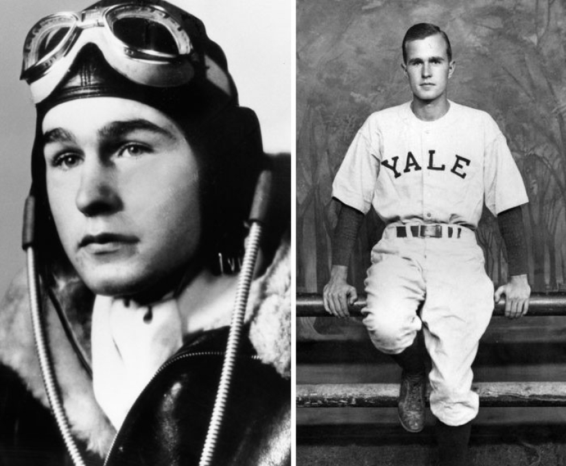 George H. W. Bush y otros presidentes de Estados Unidos en su lejana juventud George H. W. Bush y otros presidentes de Estados Unidos en su lejana juventud