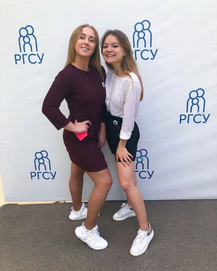 Girls-students: a selection of photos of charming freshmen of 2019
