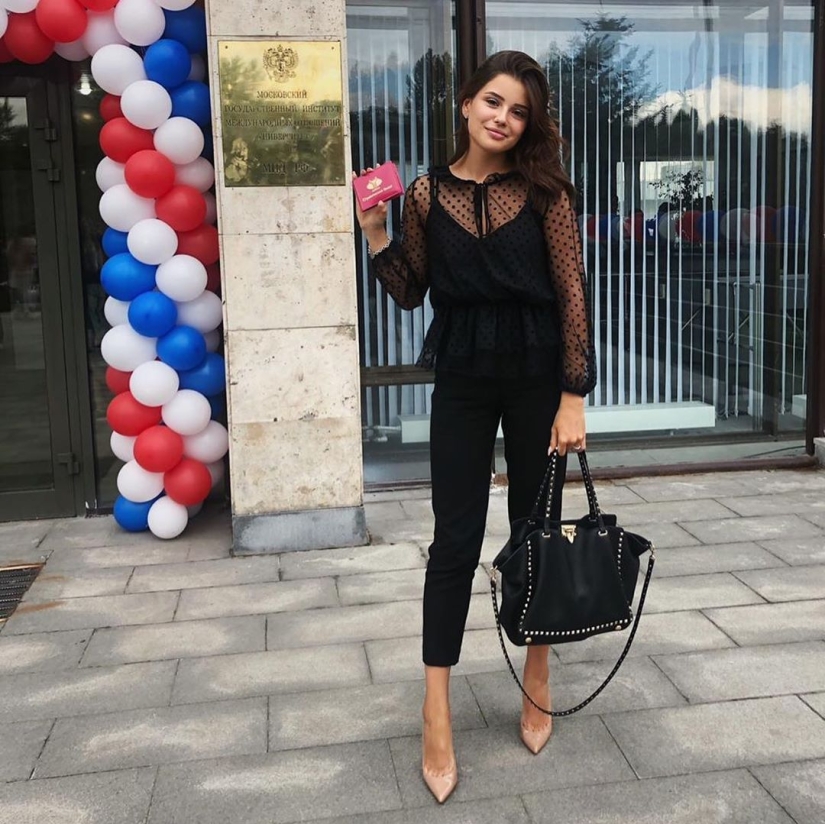 Girls-students: a selection of photos of charming freshmen of 2019