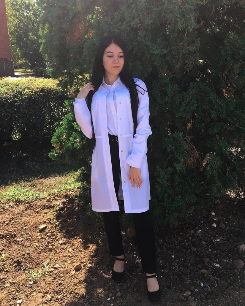 Girls-students: a selection of photos of charming freshmen of 2019