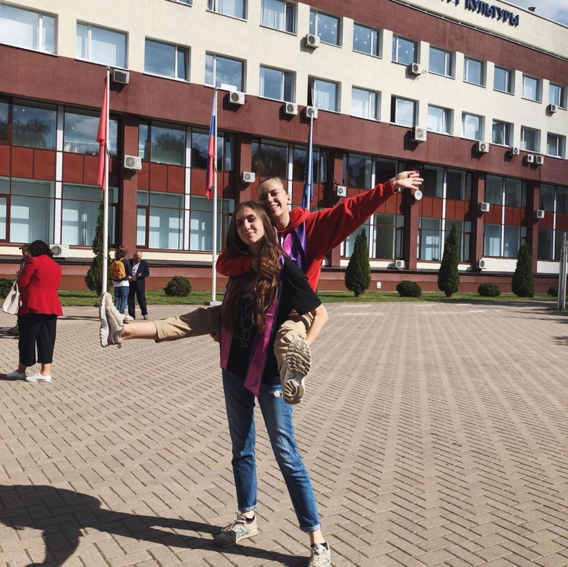 Girls-students: a selection of photos of charming freshmen of 2019