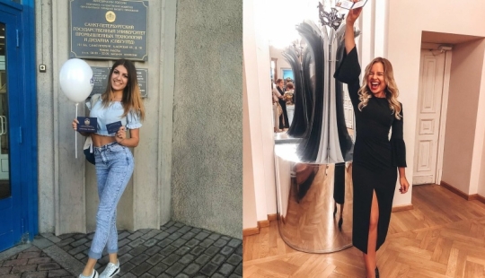 Girls-students: a selection of photos of charming freshmen of 2019