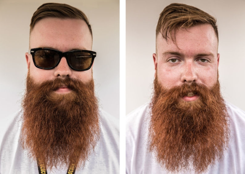 Give 120 percent: musicians before and after a rock concert Give 120 percent: musicians before and after a rock concert