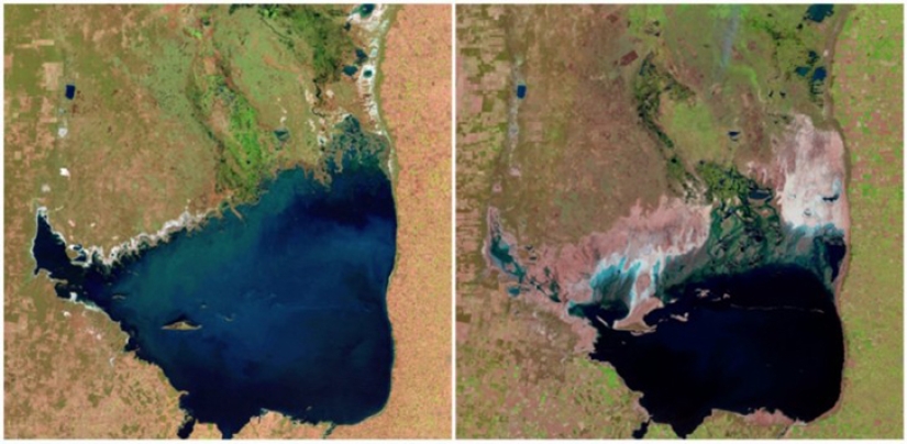 Global Climate Change in NASA Photos: Before and After Global Climate Change in NASA Photos: Before and After